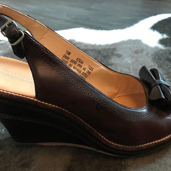Timberland Boot Company Marge wedge shoes.  Size 10M - Picture 2 of 5